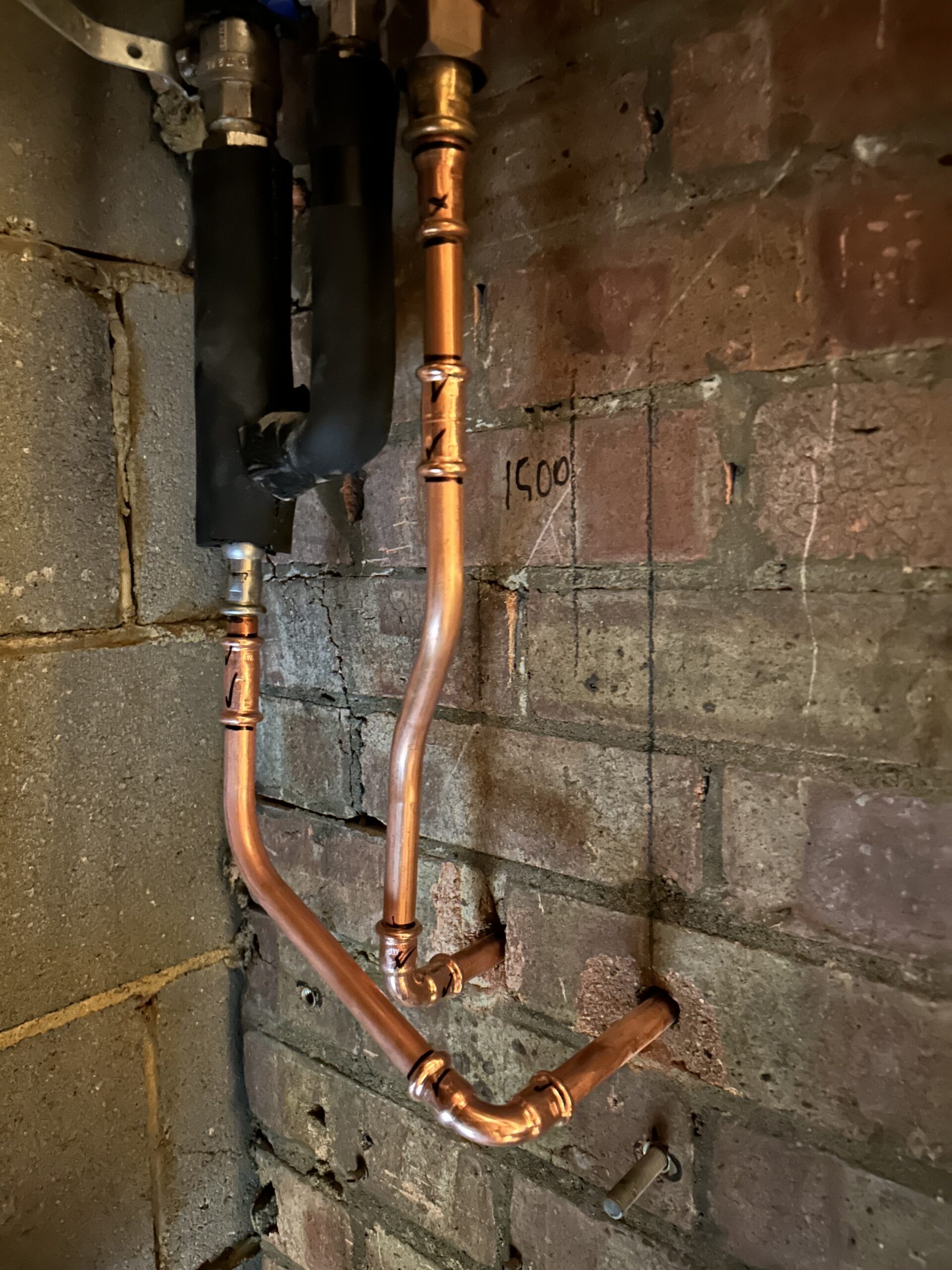 Copper pipework by Flow Plus Plumbing
